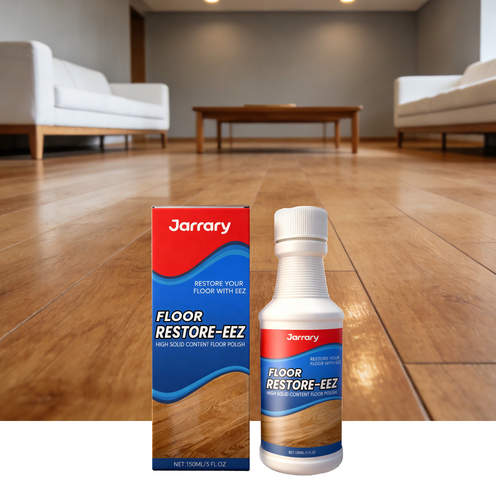 Jarrary Floor Care Polisher Is a Gentle and Convenient Product for Daily Household Use to Maintain the Shine and Repair Scratches on Floors