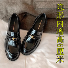 【Sheii蘇ライン】自作金 ~ 凱旋門金ボタン一足楽福シングル靴女子靴女子ベルベット