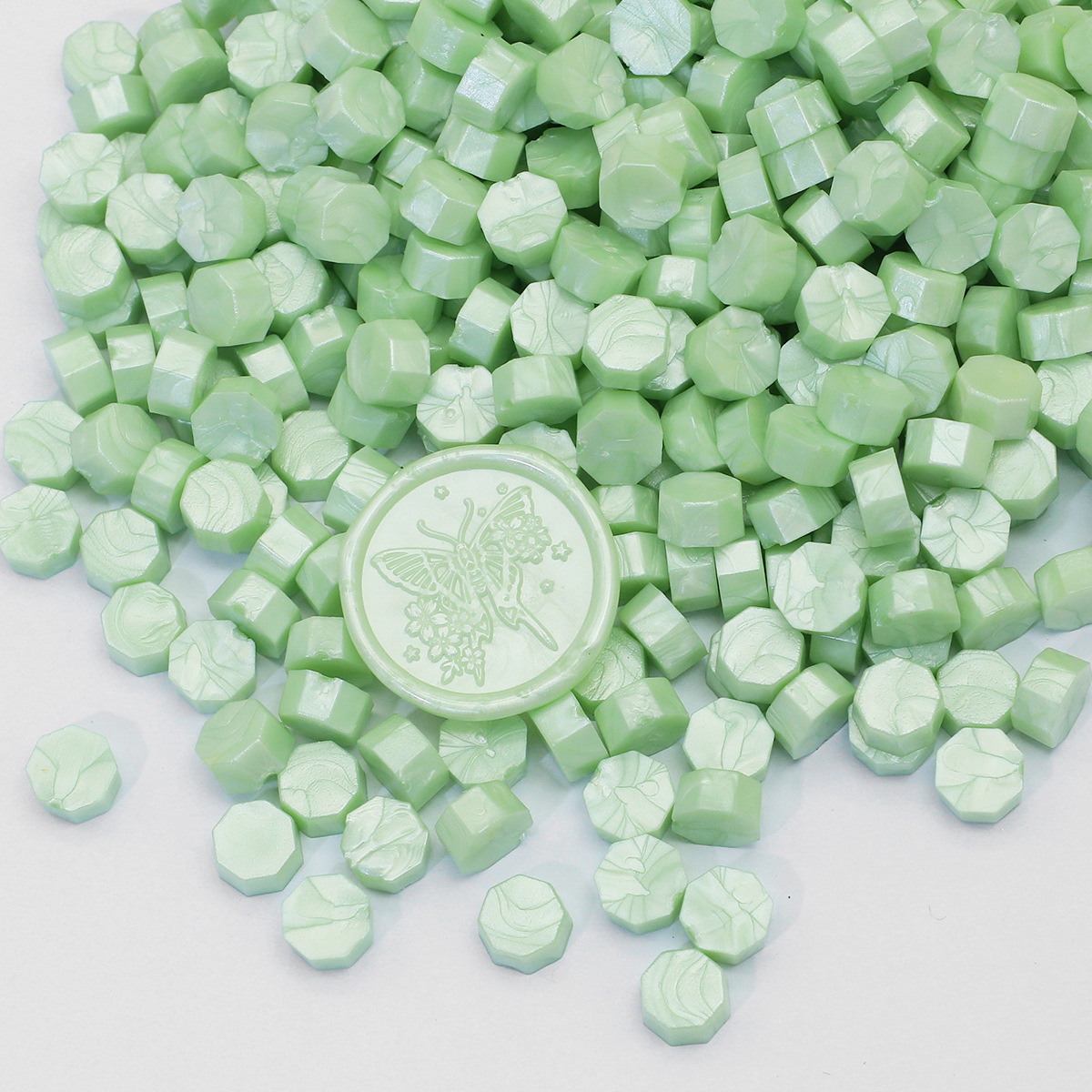 Perlas de cera de gran venta transfronterizas de 35 g en bolsas pequeñas, aproximadamente 100 unidades, colores surtidos y colores individuales, perlas de cera para sellos al por mayor. image 137