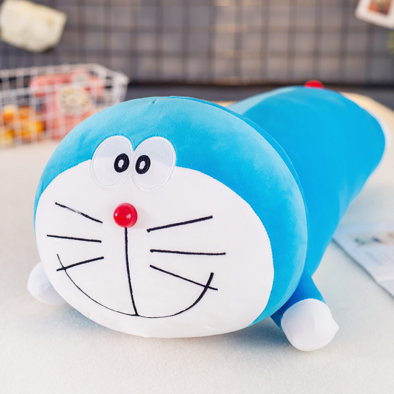Ming cilíndrica Jingdang almohada gato muñeca Linda Doraemon regalo de los niños juguete de peluche regalo al por mayor de la fábrica