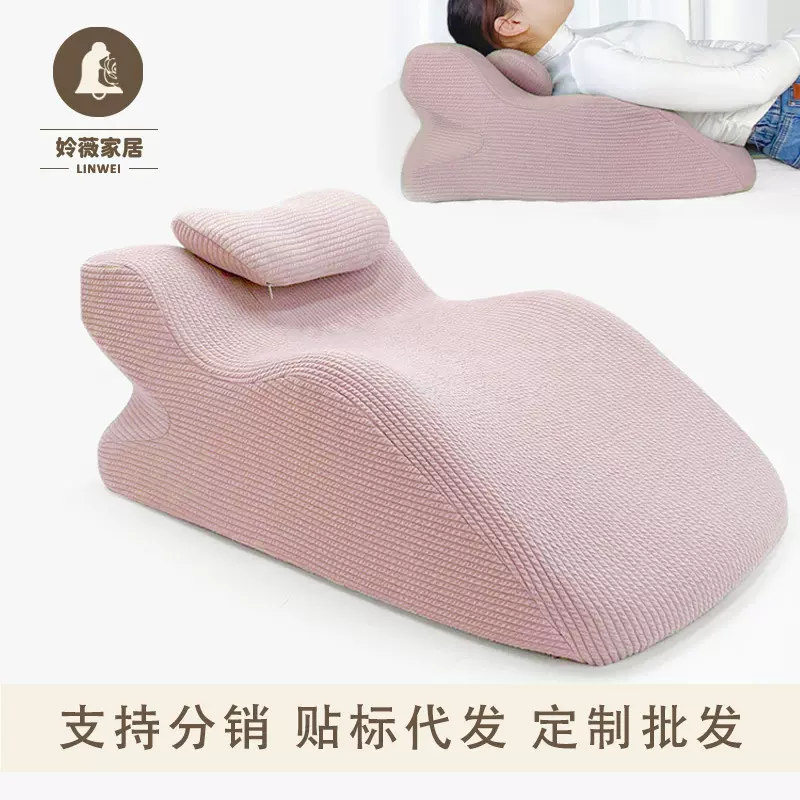 跨境趴睡枕床上看手机记忆棉枕头护颈枕趴睡神器趴趴枕头家用批发
