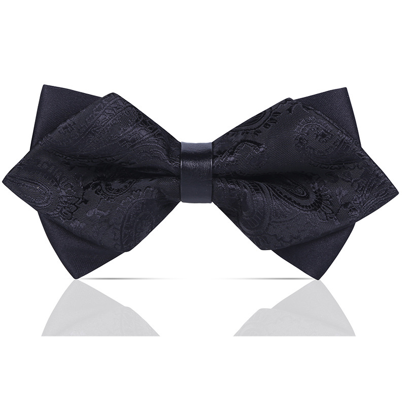 ↤↤↤삼각형 검정 캐슈 나무 나비 넥타이 ↦=>=>=>