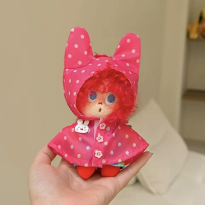 Authentic Setu Dudu Cute, Pluş açarlıqlar - rose-red-raincoat-red-explosion-pendant