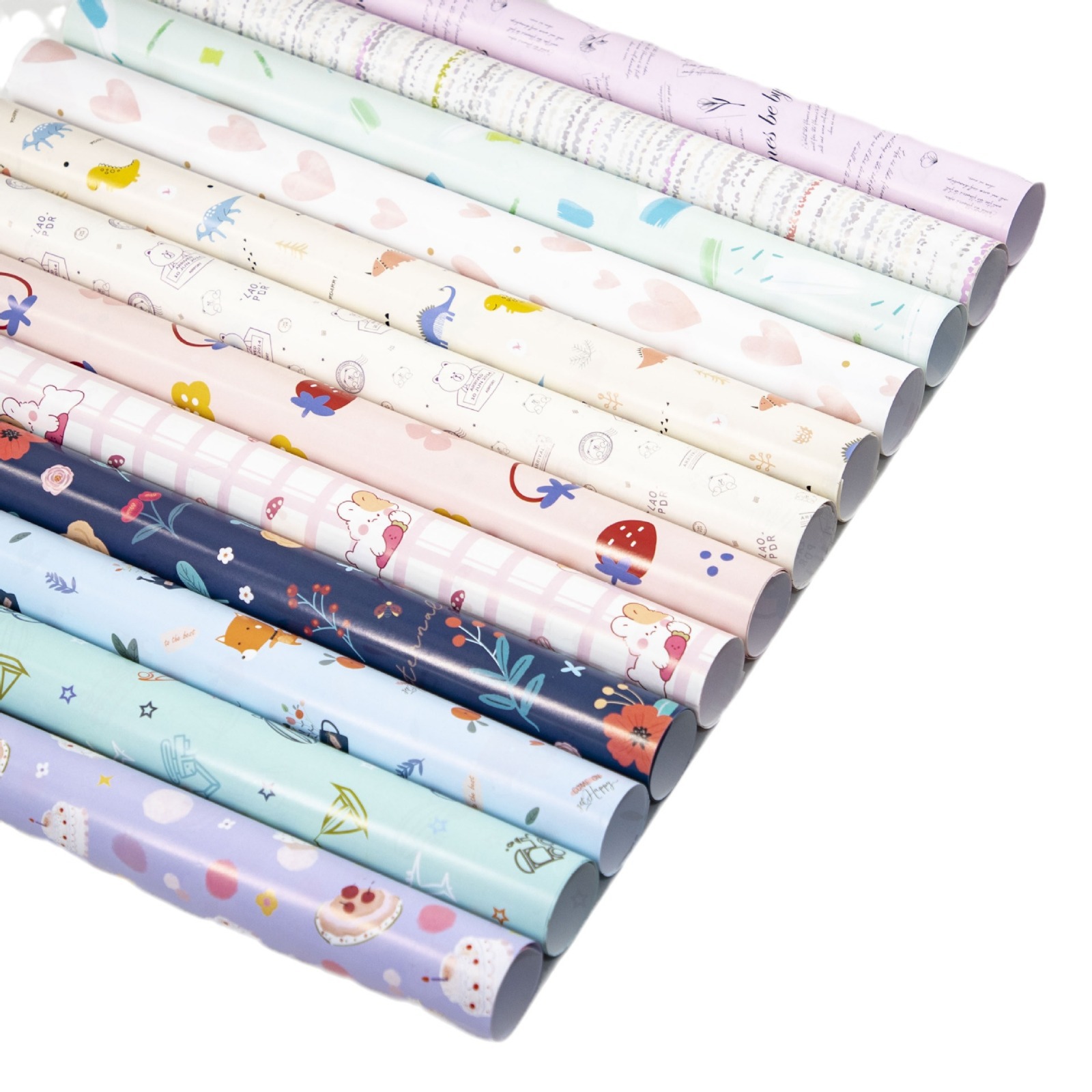 Simple de alta gama cumpleaños Día de San Valentín caja de regalo para niños y niñas papel de embalaje decoración material paquete cubierta de libro