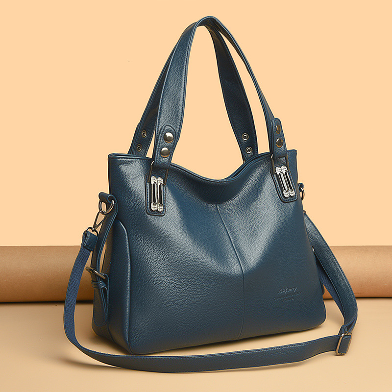 Borsa a spalla da donna grande capacità con tasche multiple_voghion.com