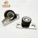 1 inch 1.25 inch side wheel side mounted silent furniture directional wheel small pulley drawer push pull invisible linear caster