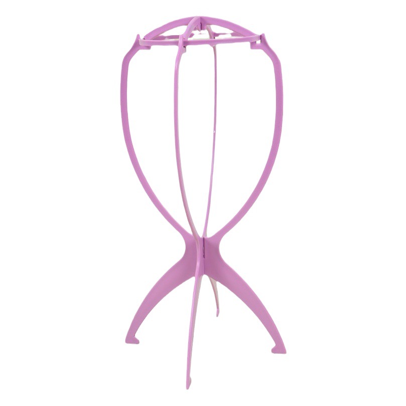 Wig Stand Plastic Head Cover Home Support Portable Storage Rack Colorful Wig Display Stand Shaping Support Frame