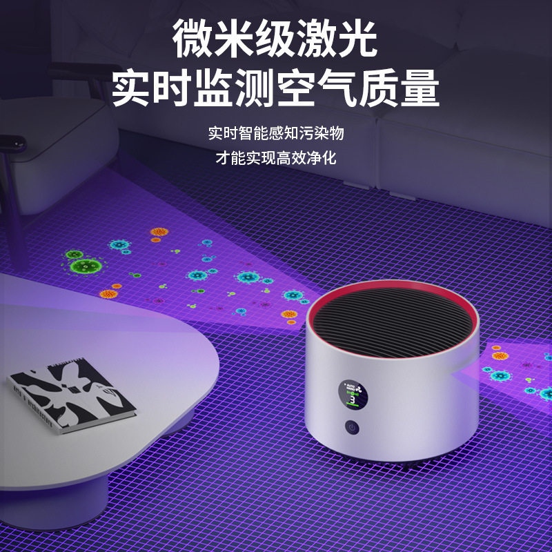 负离子空气净化器家用除甲醛猫毛过滤灰尘卧室内吸烟味烟雾净化机|undefined
