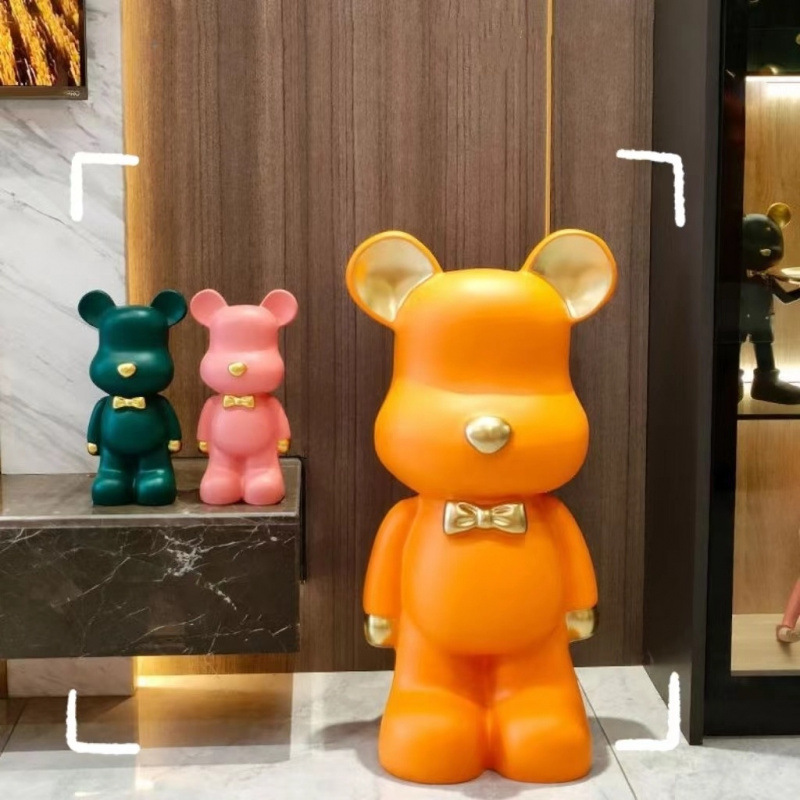 暴力的なクマの貯金箱は出入りのみ、インターネット有名人の家庭用装飾品、新しい家、賃貸住宅、子供、女の子|undefined