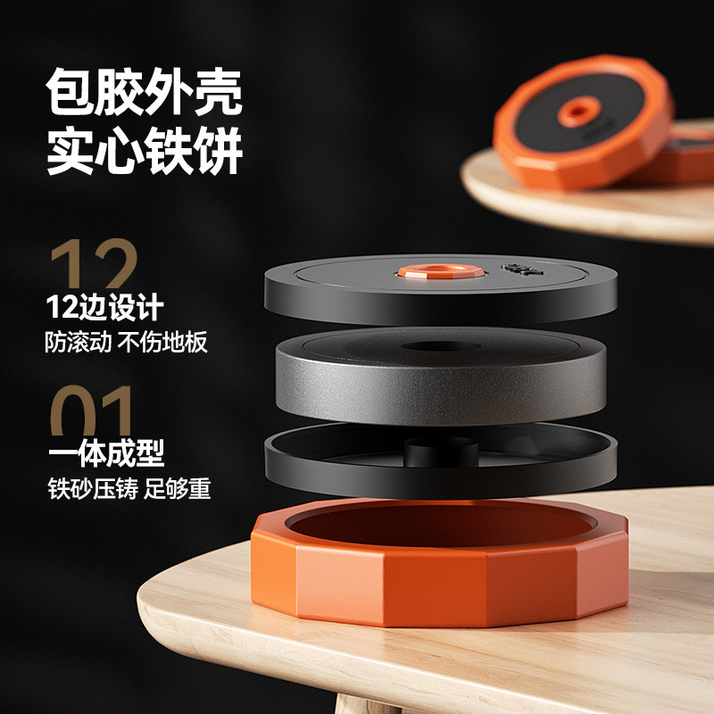 New Dumbbell Men's Barbell Kettlebell Home Fitness Equipment suit Training Adjustable Solid Dumbbell Rack Weight