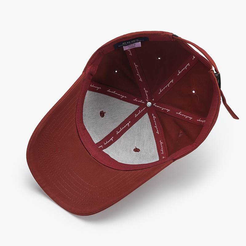 Denim Baseball Cap Letter Embroidery Japanese Style Casual Unisex_voghion.com