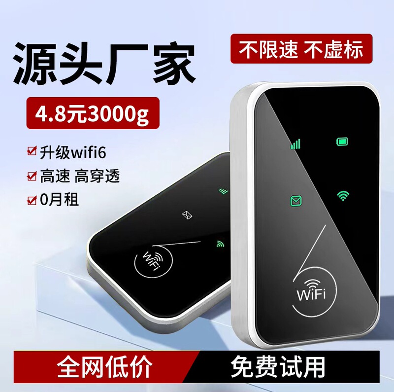 Portable Wifi Wireless Network Card Wifi6 Mobile Data Router for Mobile Phones Power Bank Portable Wifi Stick