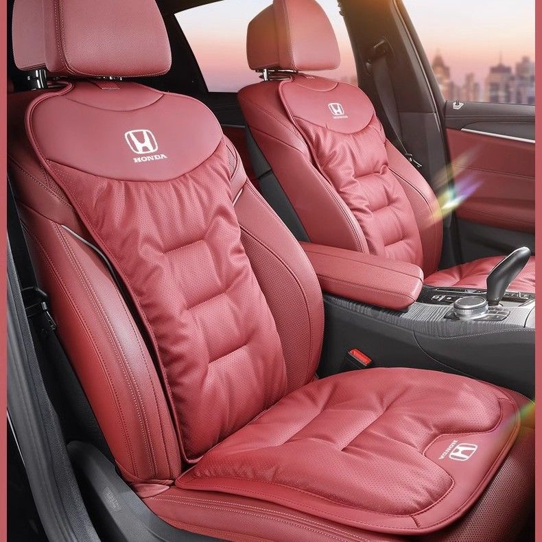 适用本田思域雅阁汽车座垫XRVCRV冠道皓影缤智URV通用靠垫本田xrv