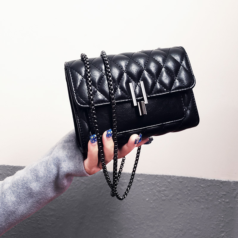 2023 nuevo estilo de bienestar TikTok estilo Chanel bolso de mujer rombo cadena bolsa de mensajero hombro bolso de mujer entrega de una pieza