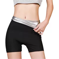 Спортивные штаны полуслойные спортивные шорты для верховой езды SWEAT фитнес-шорты с высокой талией для подъема бедер коррекция фигуры Сжигание жира штаны для йоги для женщин