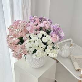 ins风茉莉花仿真花人造花假花家居酒店商场摆放婚庆摄影花卉花艺