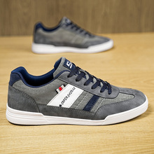 跨境新款男鞋48大码牛仔布板鞋男士户外休闲鞋青少年百搭防滑批发