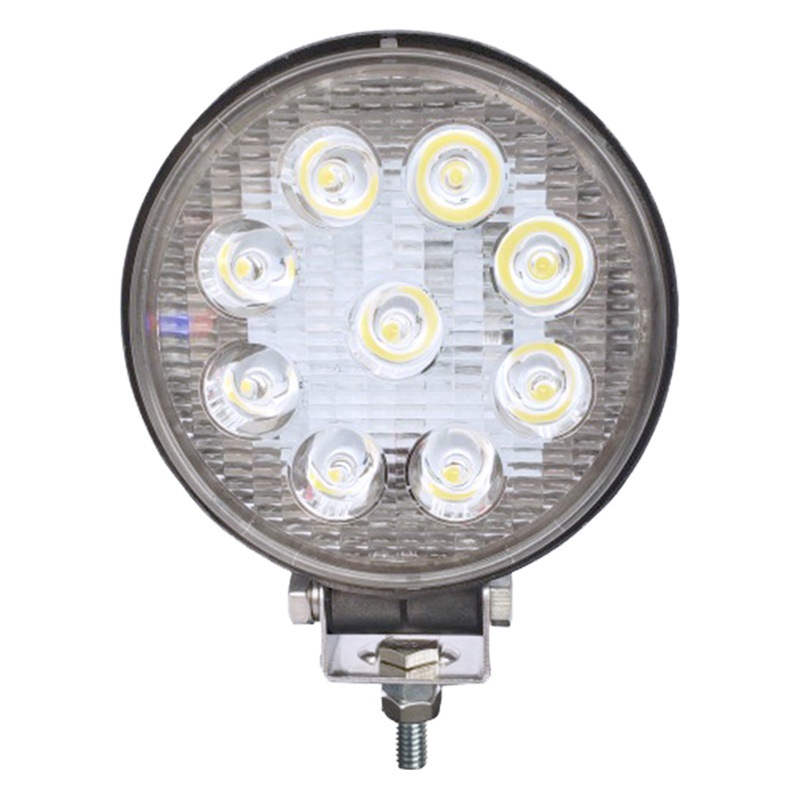 Luz de trabajo LED redonda de 4 pulgadas y 27W, luz para coche, foco para vehículos todoterreno, luz para camión, 27W15, súper brillante