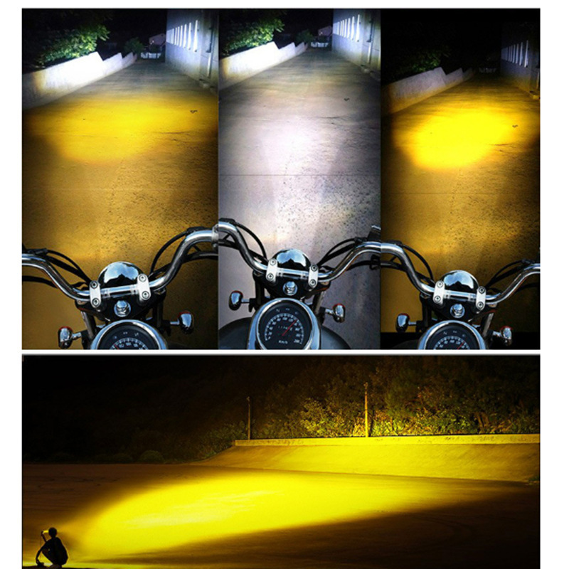 New Wide Voltage Little Tiger Motorcycle/Electric Vehicle LED Spotlight, Modified Motorcycle Headlight