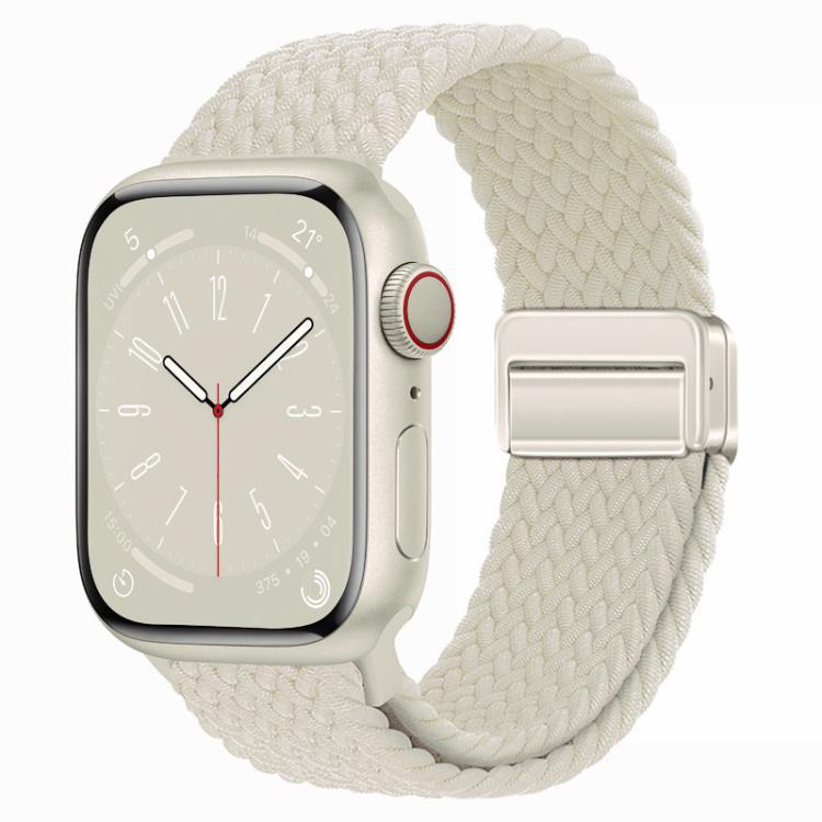 xDfind para reloj de Apple absorción incorporada de retorno de nylon correa trenzada 38 - 49mm universal