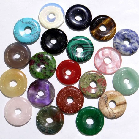 Оптовая продажа от производителя: натуральный кристалл агата, натуральный камень, подвеска с безопасной застежкой 40 мм, аксессуары для DIY украшений, серег, ожерелий.