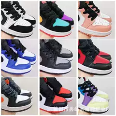 Children's Shoes Factory classic Joe 1 children's basketball shoes boys and girls casual sneaker aj1 baby running shoes