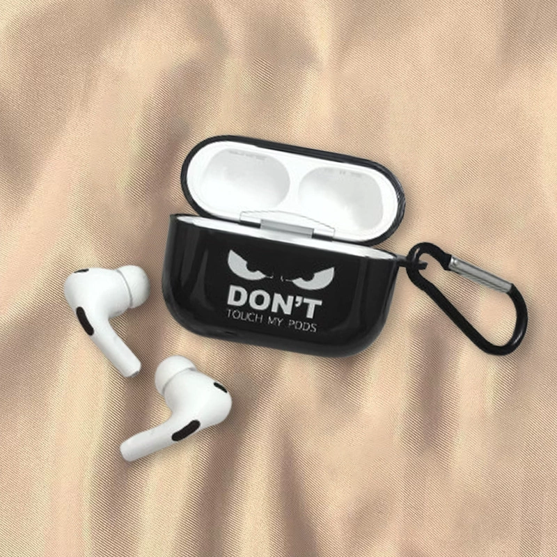 Suitable for the new AirPods 4th generation, 1/2th generation and 3rd generation Pro Bluetooth headset case with personalized white expression