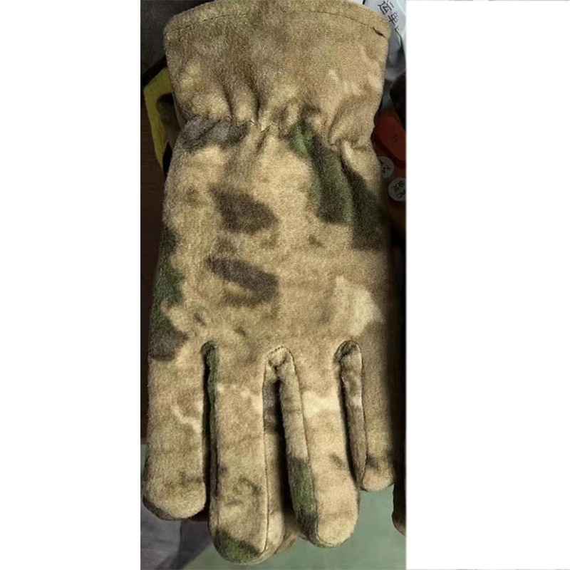 Deportes al aire libre guantes térmicos ciclismo hombres y mujeres dedo completo invierno bicicleta fútbol antideslizante a prueba de viento impermeable guantes de lana