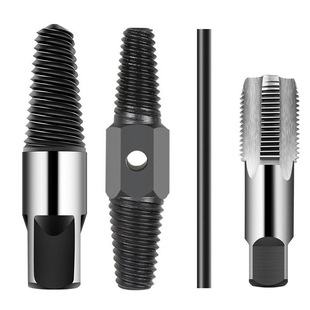 Double-headed water pipe broken wire extraction device 4 points 6 points broken head screw extraction device faucet sliding thread hand tap