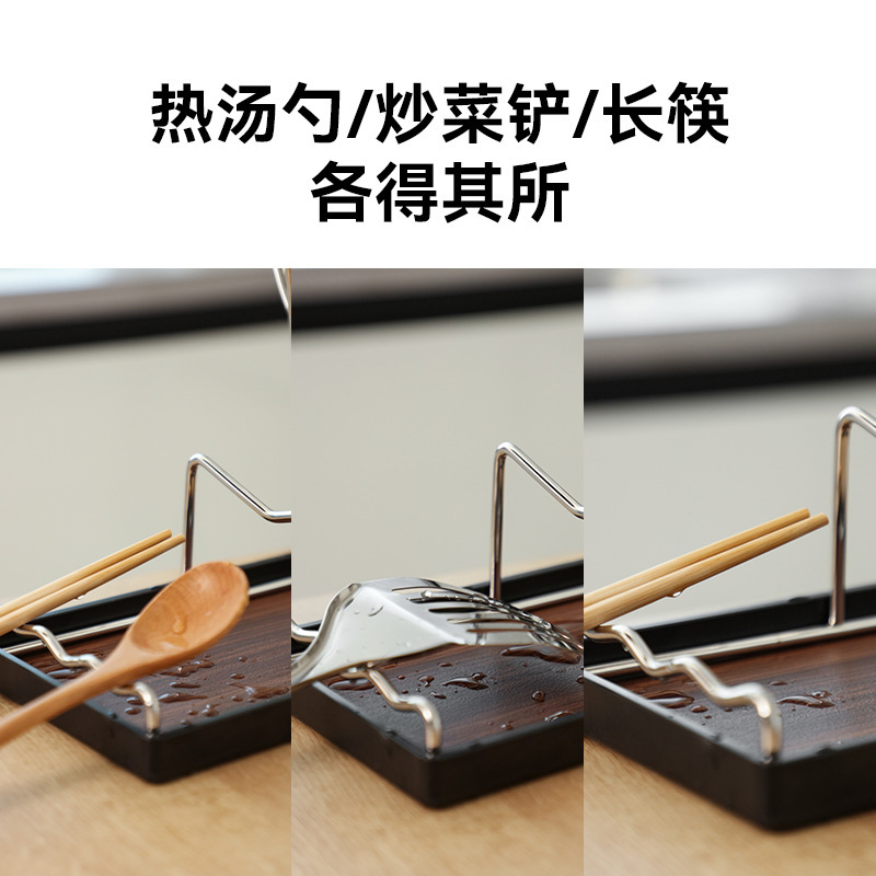 bydoll キッチン鍋蓋ラックカウンタートップ多機能スパチュラスプーン収納ラック鍋蓋プレースメント排水ラック|undefined