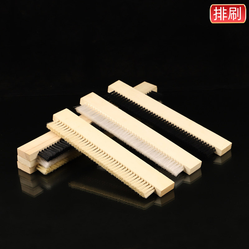 厂家批发木柄排刷防水胶用刷子工业刷油漆刷机器清洁毛刷长条刷