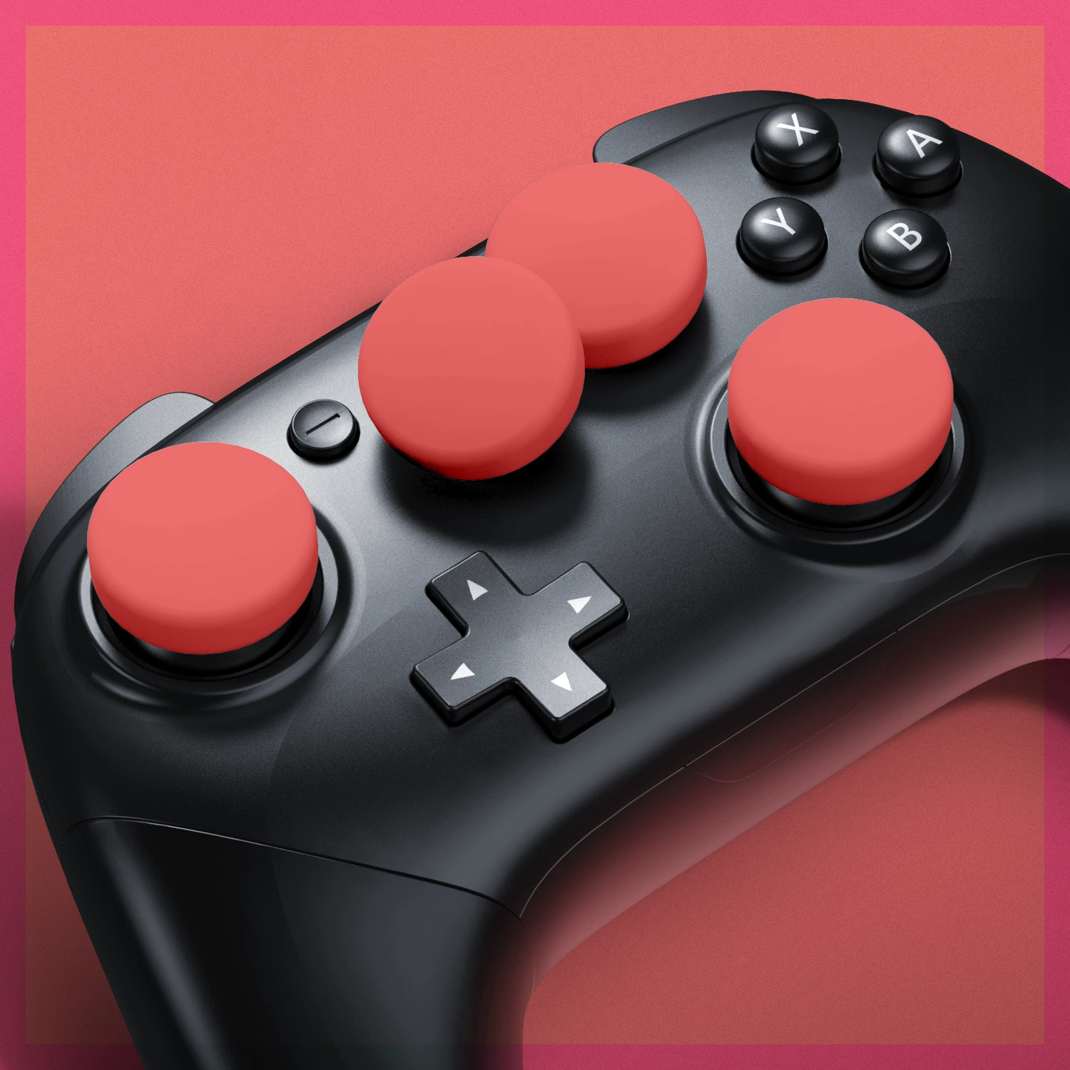 Крышка-накладка на джойстик (Nintendo Switch OLED и Lite), силикон, матовая, противоскользящая, на заказ