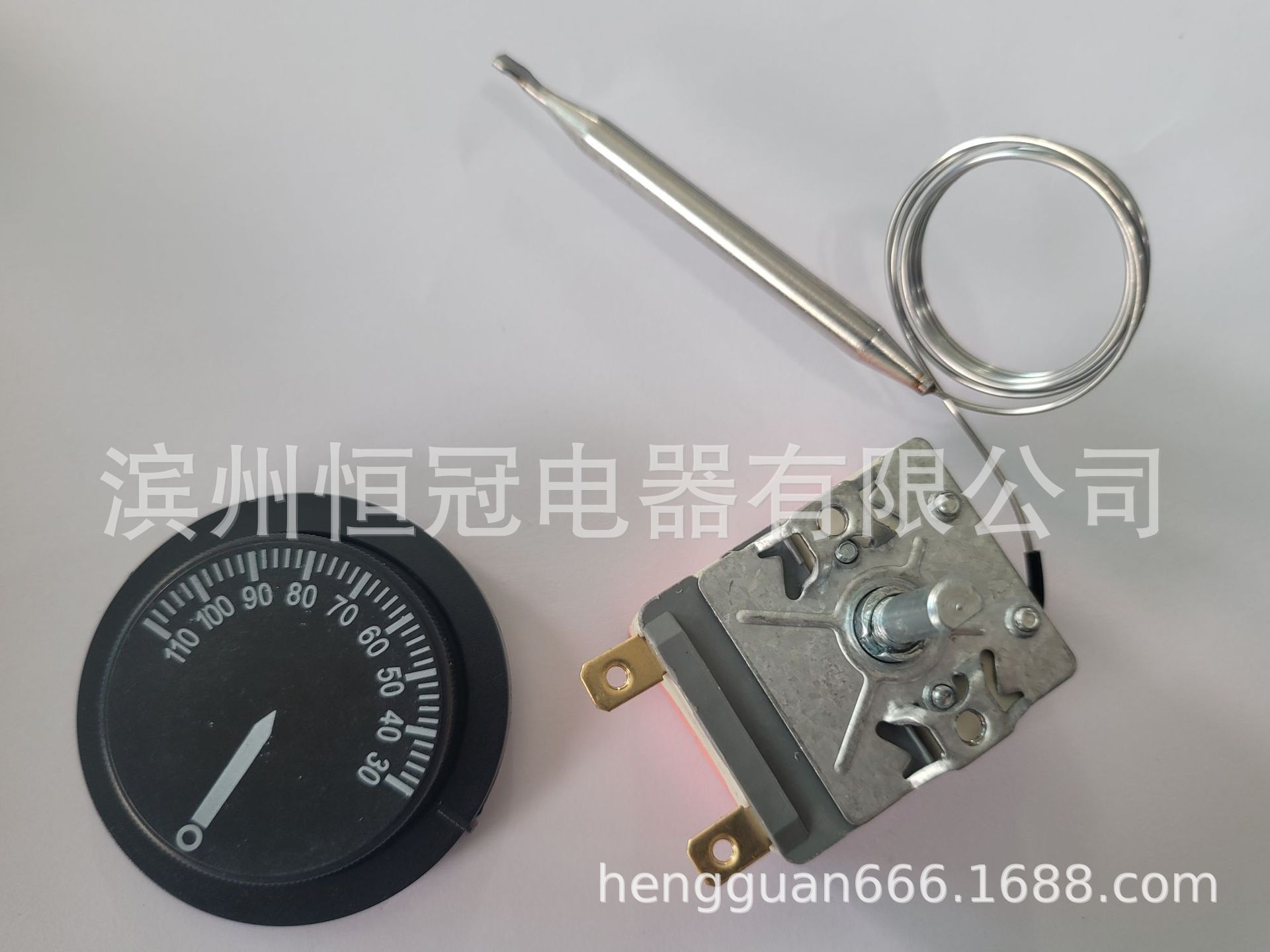 可调节190°c温控开关 佛山款广东款机械温控器 机械式旋钮温控器