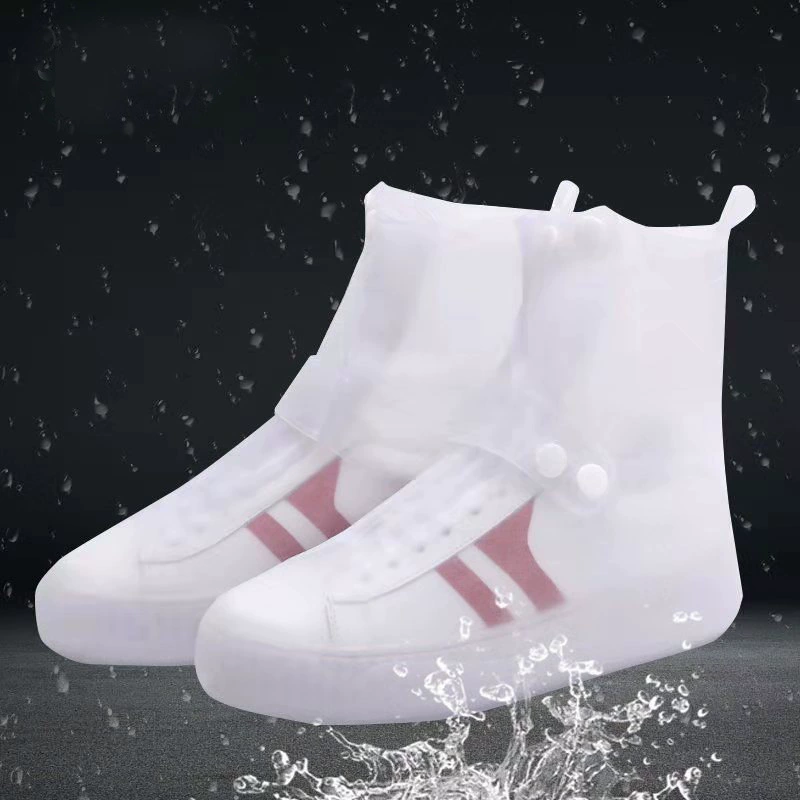 Непромокаемый утолщенный литой под давлением чехол для обуви, силиконовый водонепроницаемый нескользящий Износостойкий чехол для обуви от дождя, чехол для взрослых, Детская Водная обувь