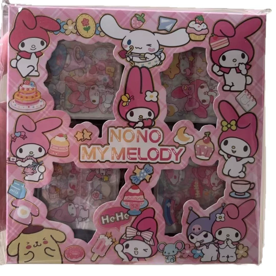 Cartoon sticker, set, creative children's stationery