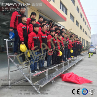 Aluminum Alloy Chorus School kindergarten performance activity chorus graduation photo shooting platform stairs steps