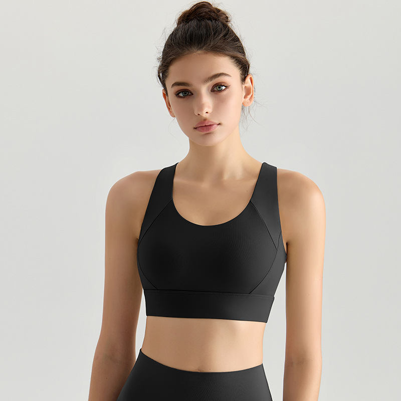 Sujetador deportivo Weiman todo en uno para mujer, a prueba de golpes de alta intensidad para correr, profesional para saltar la cuerda con almohadillas para el pecho, se puede usar en exteriores