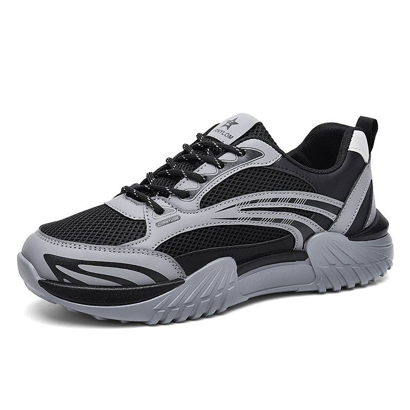 2026 verano nuevos zapatos de hombre respirables zapatos de malla ligeros zapatos de carrera suaves antideslizantes versátiles zapatos de moda