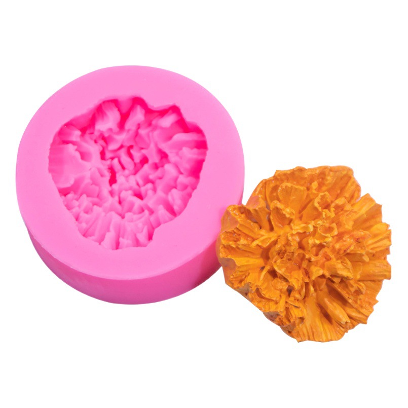 Girasol Rosa Clavel fondant cake molde de silicona DIY coche aromaterapia decoración colgante epoxi