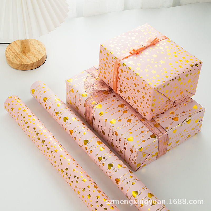 Cumpleaños de dibujos animados de Navidad engrosada Super grande de alto sentido regalo de regalo caja de regalo papel de embalaje cubierta de libro impermeable papel de libro