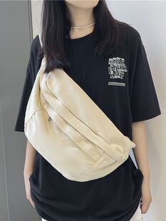 -489- Large-capacity breast bag with cotton content of 98%