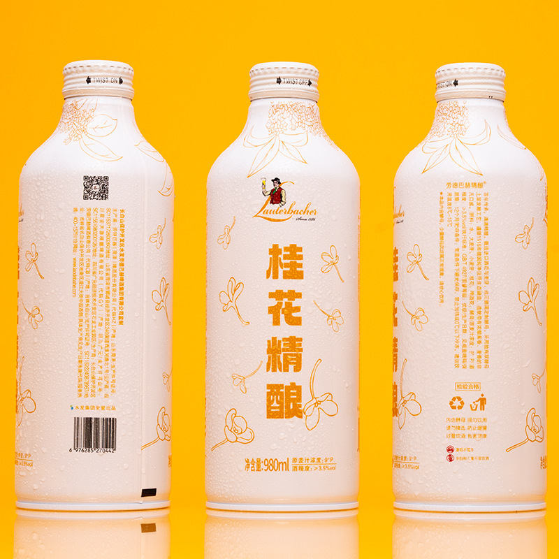 整箱代发劳德巴赫精酿桂花精酿l白啤啤酒经典麦芽双重发酵|undefined