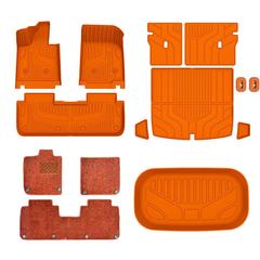 レダオL60TPE車用フロアマット、汚れに強く全天候型、環境に優しく無臭の専用車用フロアマット