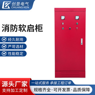 Fire Soft Start Cabinet Fire Distribution Box Double Door Ip55 Control Cabinet Water Pump Dual Power Supply Mechanical Emergency Start