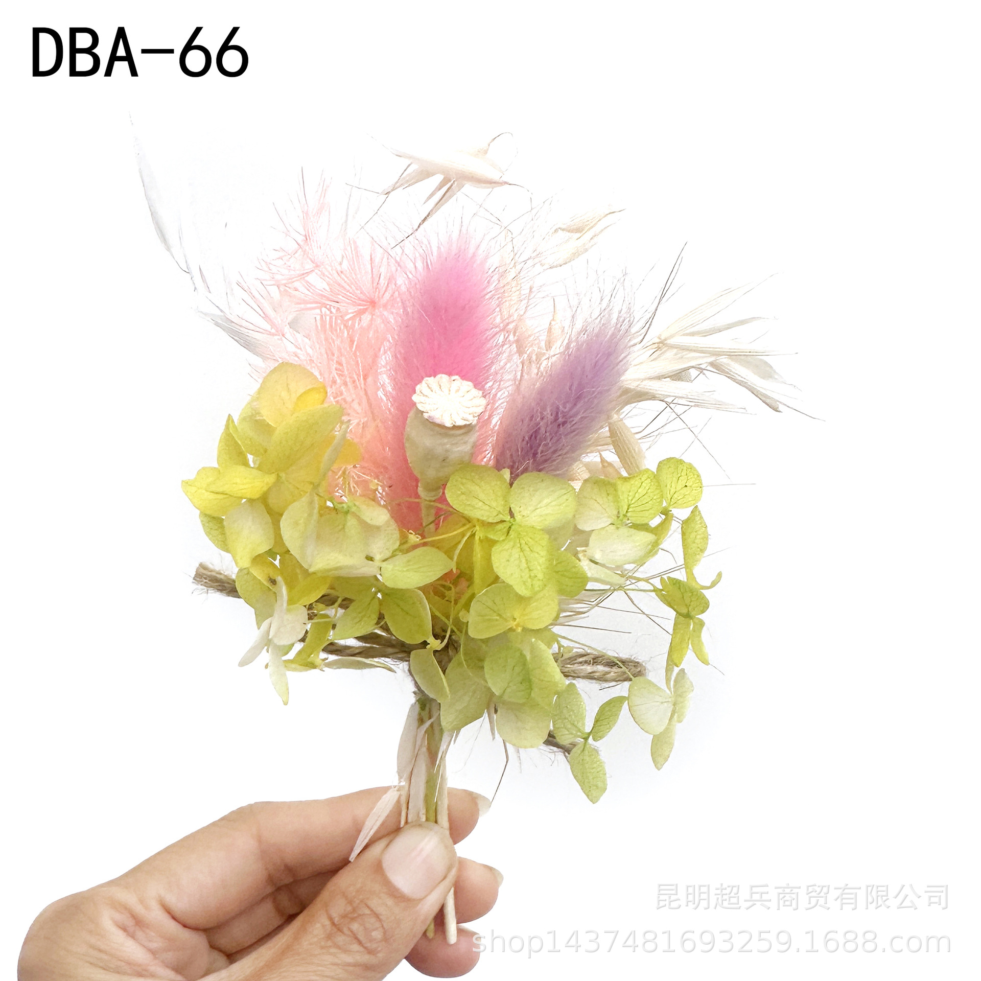 Fábrica al por mayor Mini ramo caja de regalo accesorios mini ramo flor seca flor eterna pequeño ramo regalo