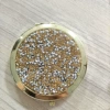 Golden Bottom -Silver Prime Crystal Yellow Diamond