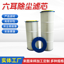 六耳快拆除尘滤芯工业过滤网不锈钢滤筒工厂防水防油