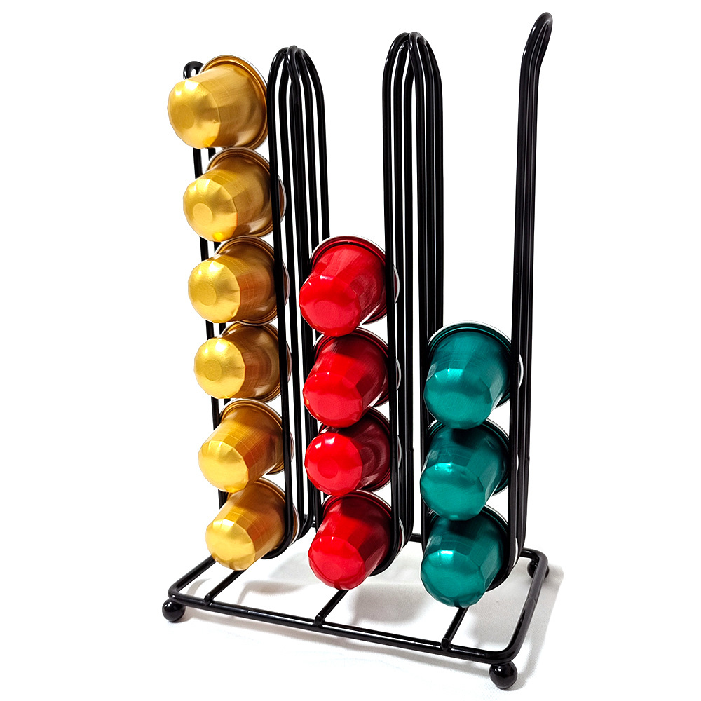 Soporte giratorio para cápsulas de café compatible con 40 unidades