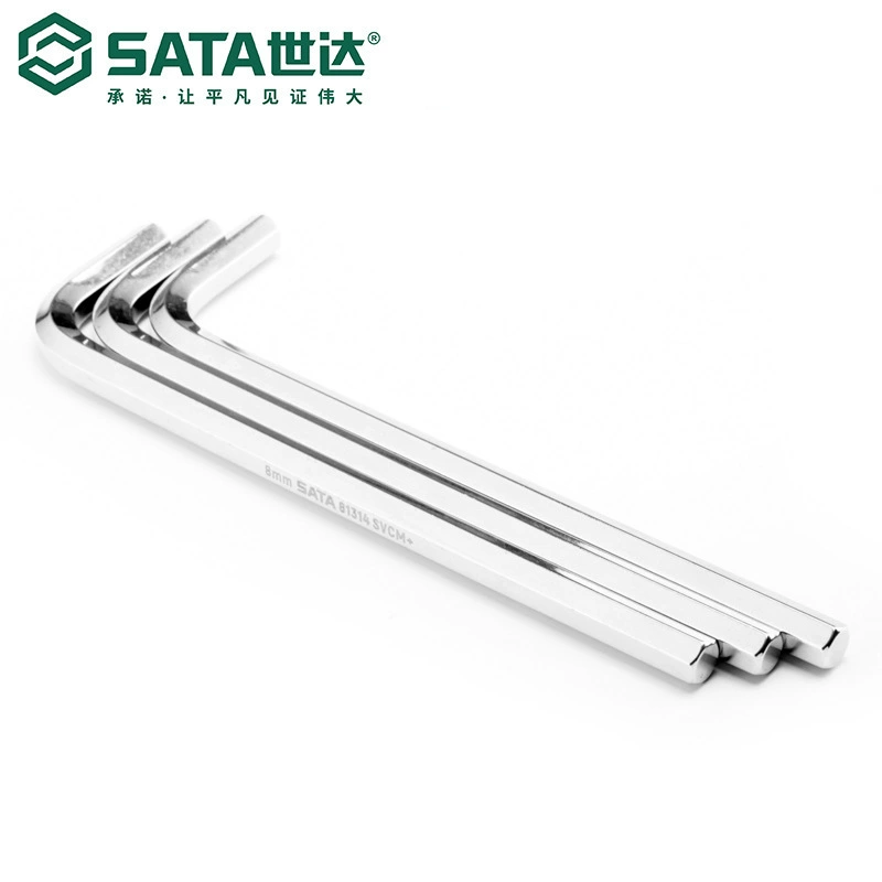 Sata/Shida Hardware Tools Ручной ключ Удлиненный шестигранный ключ 81304-81323 Ремонтный ключ