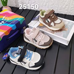 小狗当家童鞋男女宝宝皮面机能鞋2025春秋新款婴幼儿跑步鞋25150
